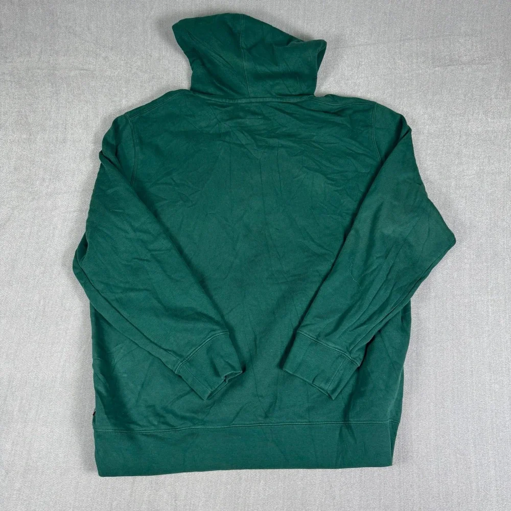 Levis Standard Graphic Logo Hoodie Pullover Mens XL Green Cotton Blend
